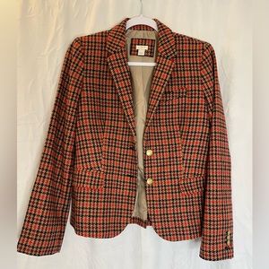 J. Crew Women’s Regent Houndstooth Print Blazer
